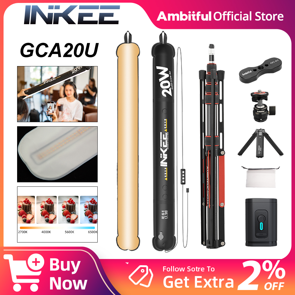 Photography Lighting Options - INKEE GCA20U Air Tube LED Light