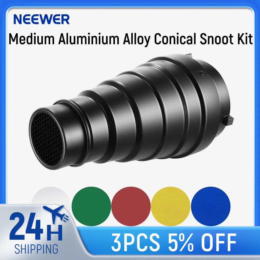 Honeycomb Grid Filter - Neewer Medium Aluminium Alloy Conical Snoot