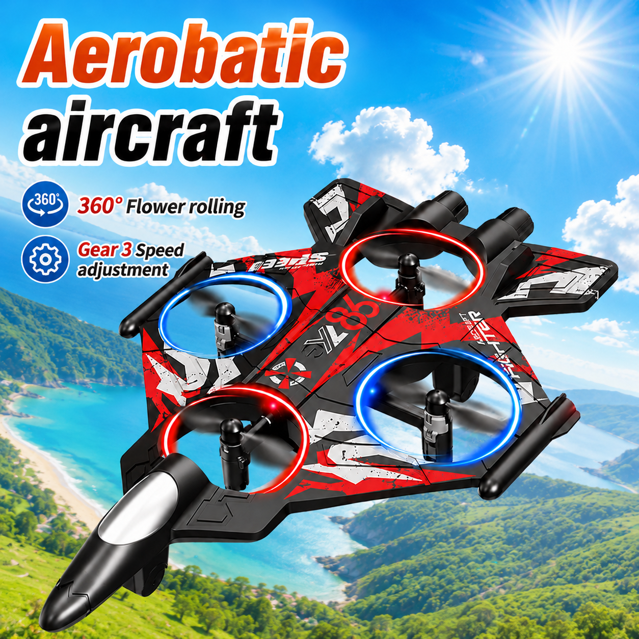Lighting In Photography For Beginners - Mini Drone LED light drone amazing