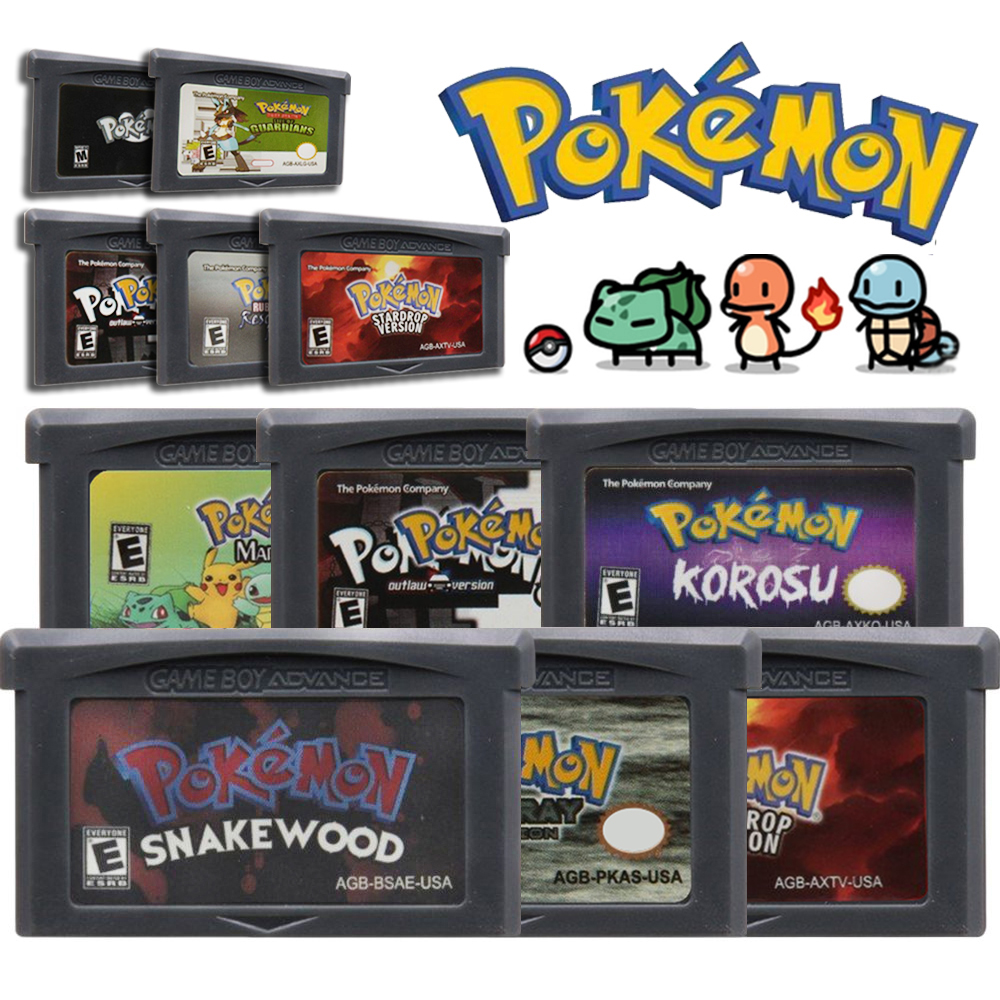Photography Lighting Accessories - Pokemon GBA Game Cartridge 32-Bit Video