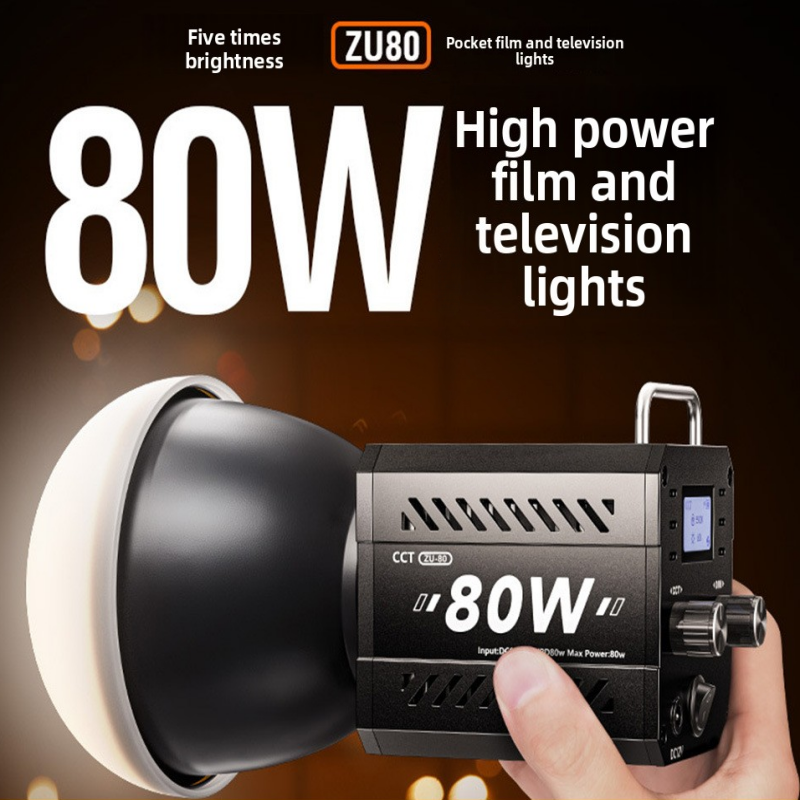 ZU80 High-Power COB Fill Light - Photography Lighting Lamp ulasan dan harga