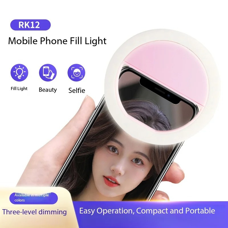 Rechargeable Clip On Selfie Ri - Photography Lighting Accessories ulasan dan harga