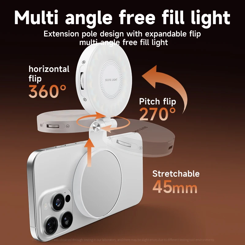 LED Selfie Fill Light for Mags - Photography Lighting Accessories ulasan dan harga