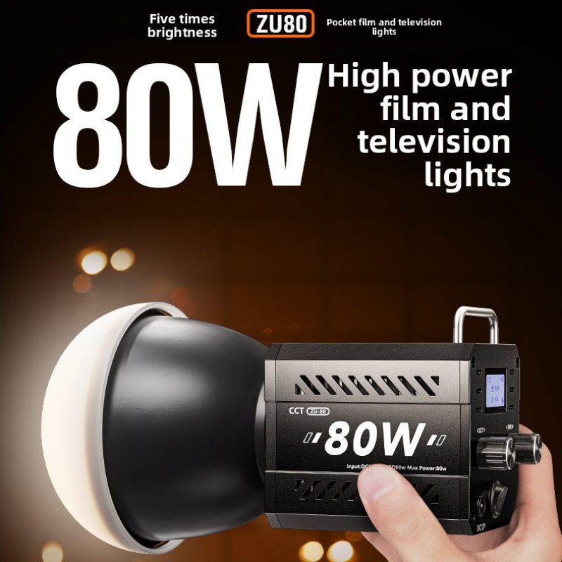 ZU80 80w Handheld Exterior Lam - Photography Lighting Lamp ulasan dan harga