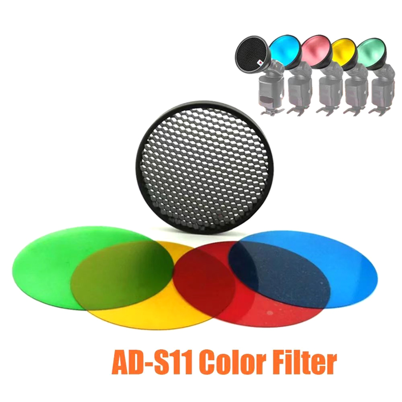 For Godox AD-S11 Color Filter  - Honeycomb Grid Filter ulasan dan harga