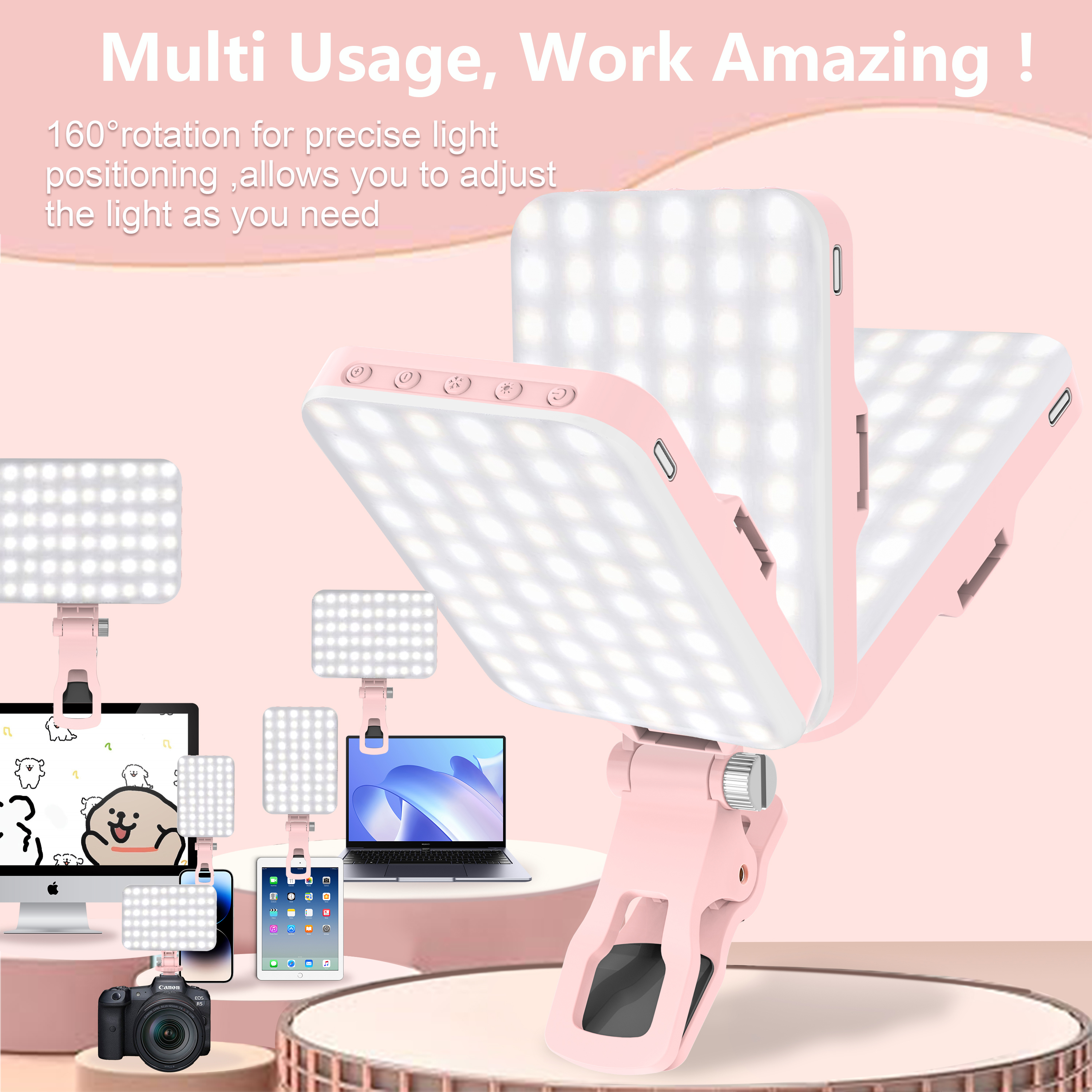 LED Selfie Light 60 High Power - Photography Lighting Accessories ulasan dan harga
