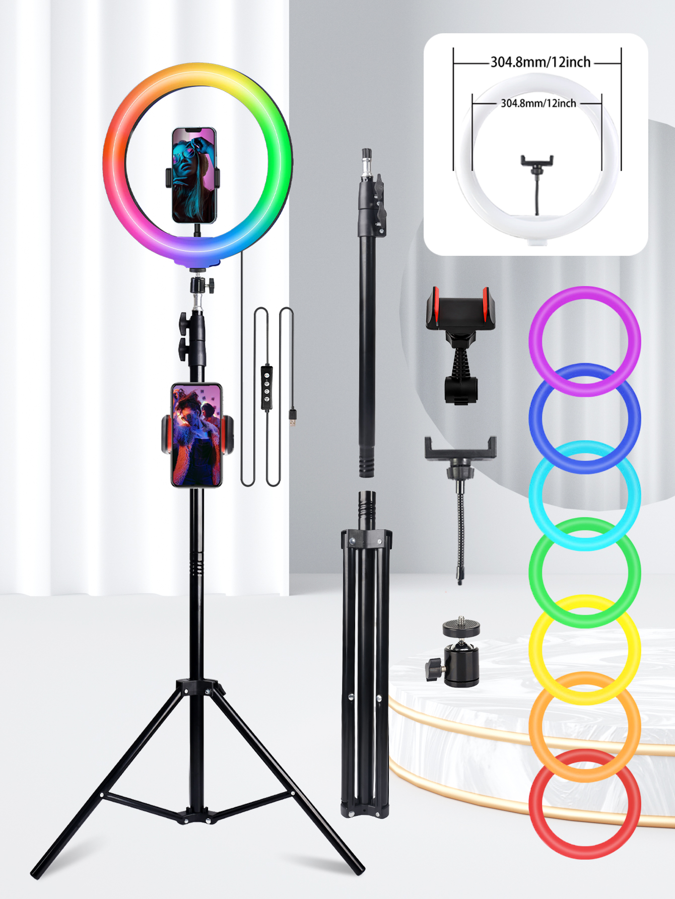 A 10 Inch Professional Selfie  - Photography Lighting Products ulasan dan harga