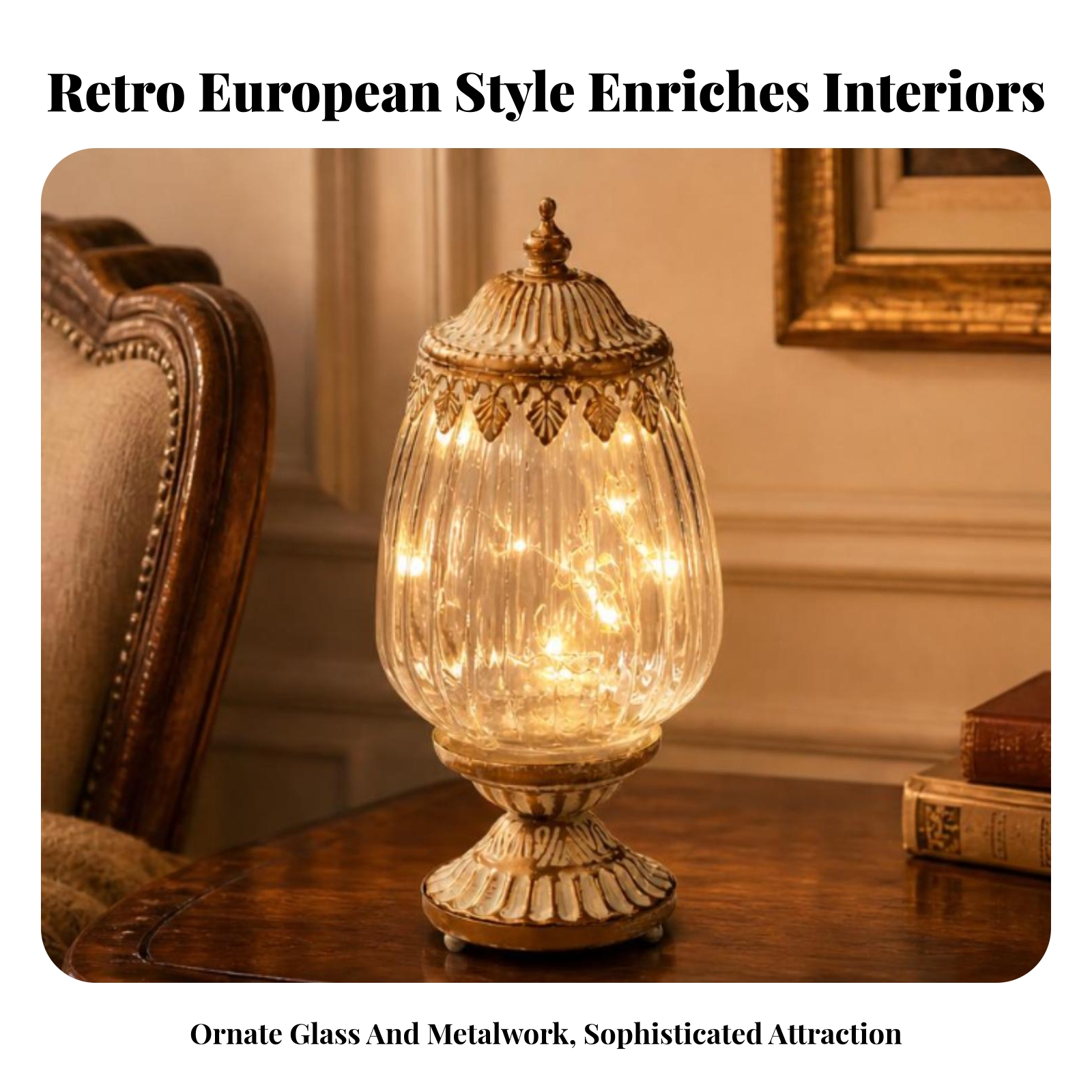Vintage Ribbed Glass Lantern O - Photography Lighting Lamp ulasan dan harga