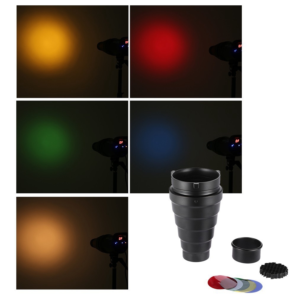 [LXYA68Z!] Conical Snoot With  - Honeycomb Grid Filter ulasan dan harga