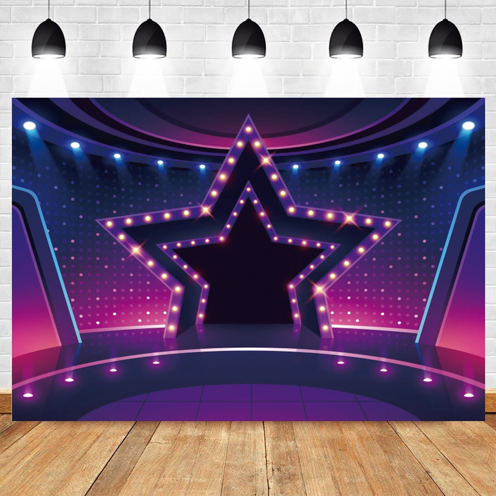 Neon Lights Stage Photography  - Photography Lighting And Backdrop ulasan dan harga