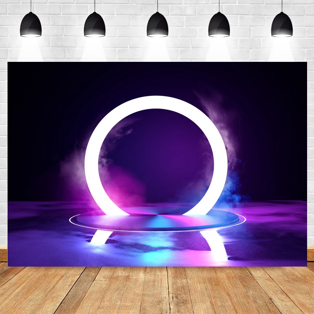 Neon Lights Stage Photography  - Photography Lighting And Backdrop ulasan dan harga