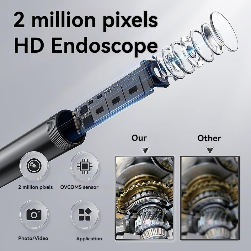 8mm Lens Industrial Endoscope, - Photography Lighting Products ulasan dan harga