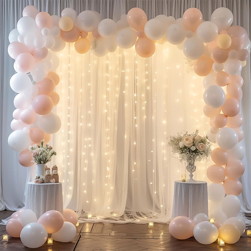 LED Tulle Backdrop Curtains, O - Photography Lighting Options ulasan dan harga