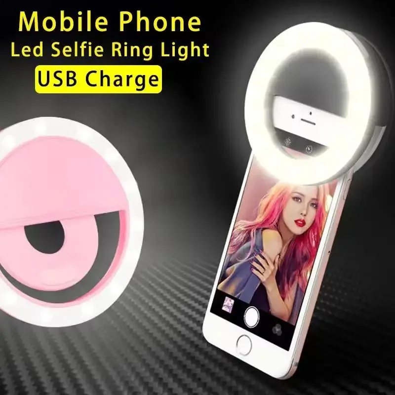 Clip-On LED Selfie Ring Light, - Photography Lighting Accessories ulasan dan harga