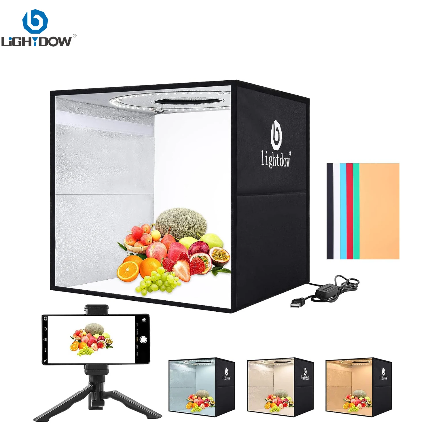 Lightdow Photo Studio Light Bo - Photography Lighting And Backdrop ulasan dan harga