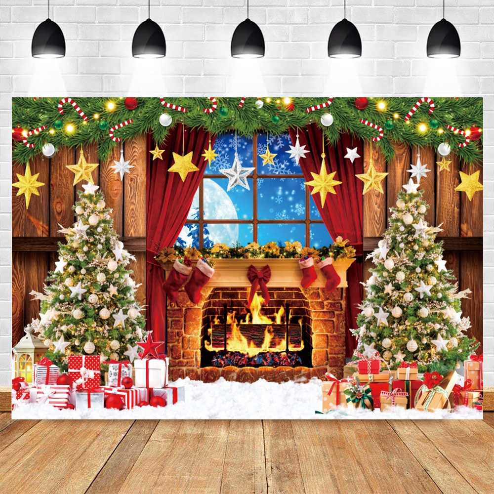 Winter Christmas Photography B - Photography Lighting And Backdrop ulasan dan harga