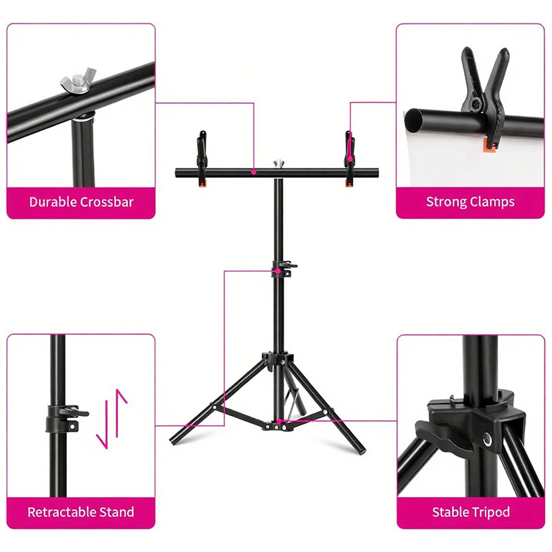 T-shaped Photography Backdrops - Photography Lighting And Backdrop ulasan dan harga