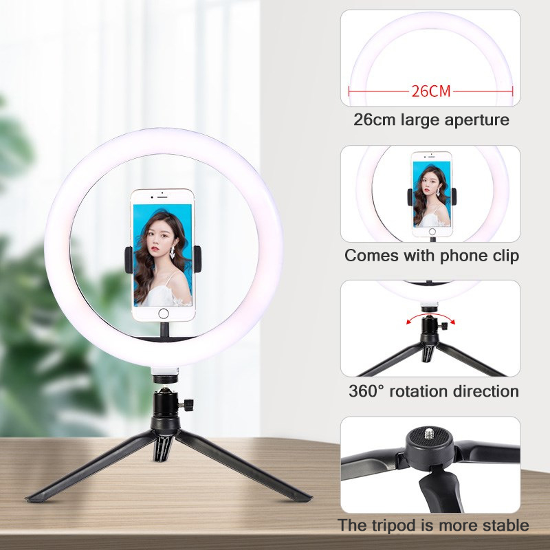 26cm 10 inch Led Ring Selfie L - Photography Lighting Accessories ulasan dan harga