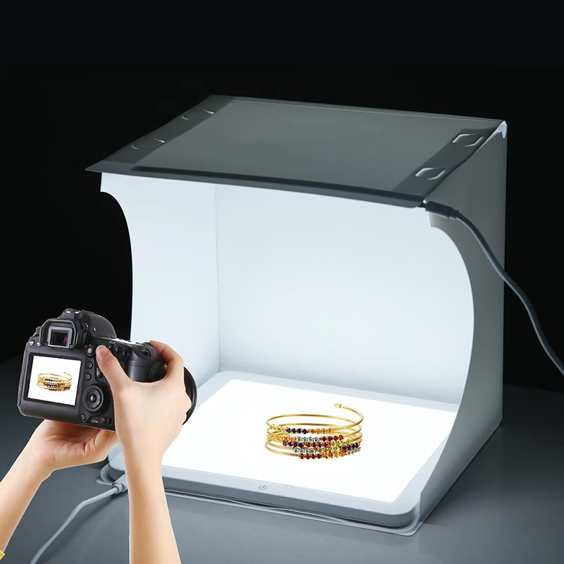 20cm Portable Photobox Photogr - Photography Lighting And Backdrop ulasan dan harga