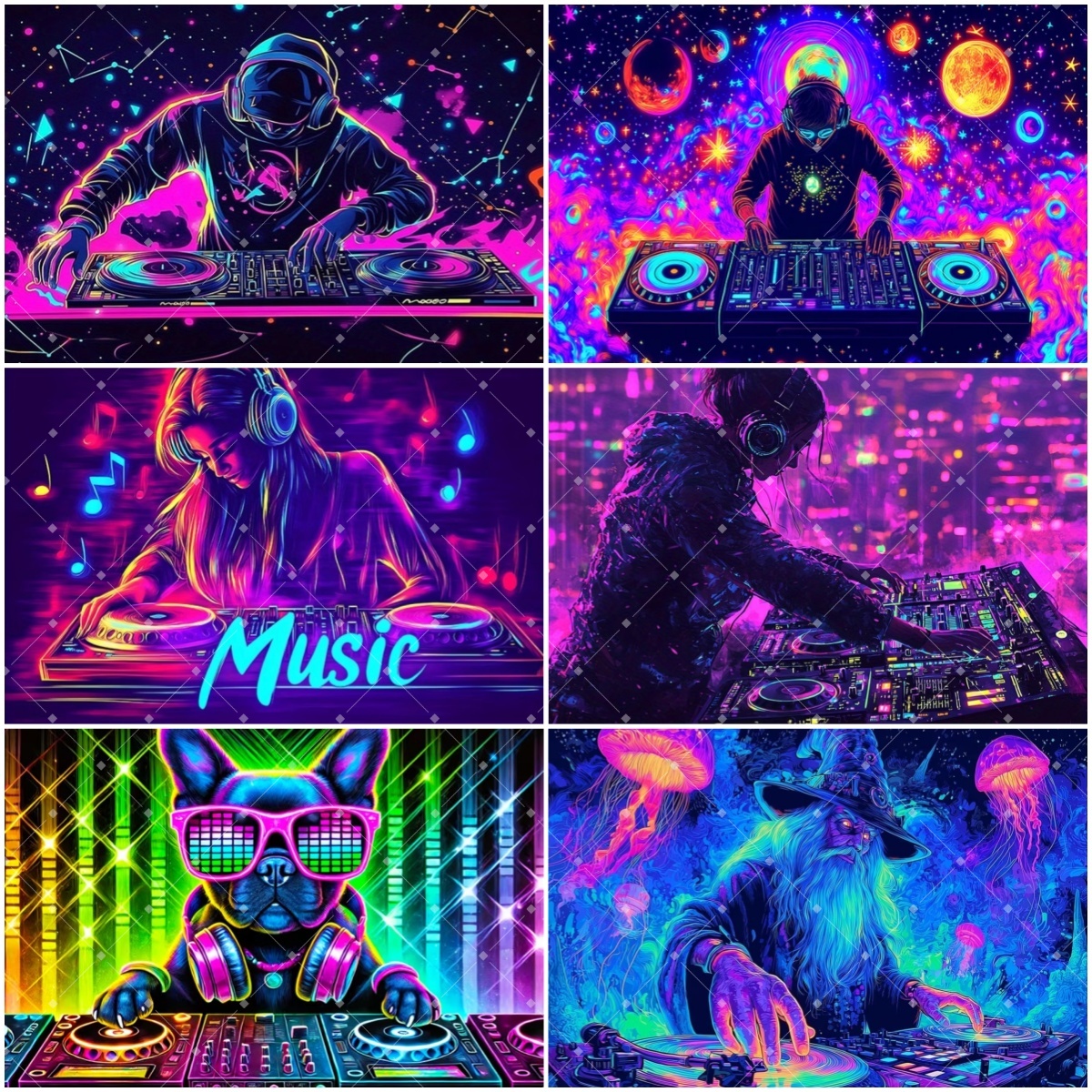 Hip Hop Music DJ Party Decorat - Photography Lighting And Backdrop ulasan dan harga