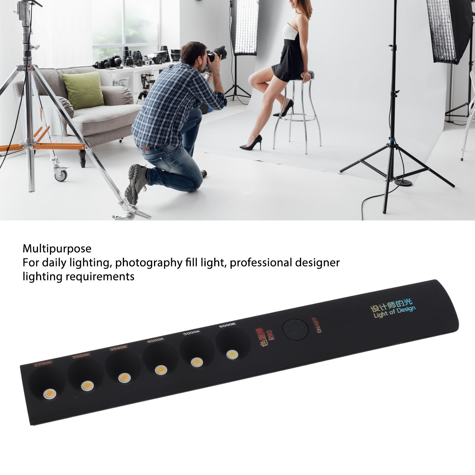 Video Light Wand Portable Colo - Photography Lighting Lamp ulasan dan harga