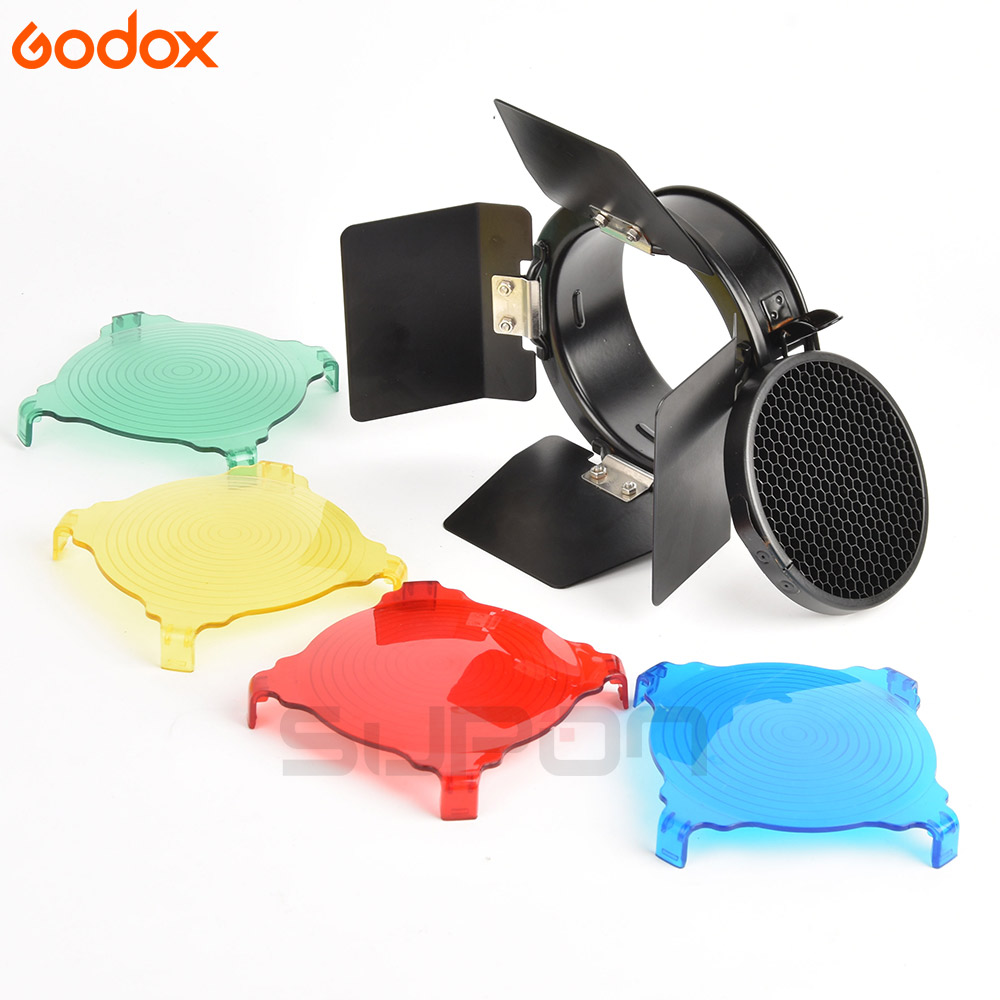 Godox BD-03 Barn Door With Hon - Honeycomb Grid Filter ulasan dan harga