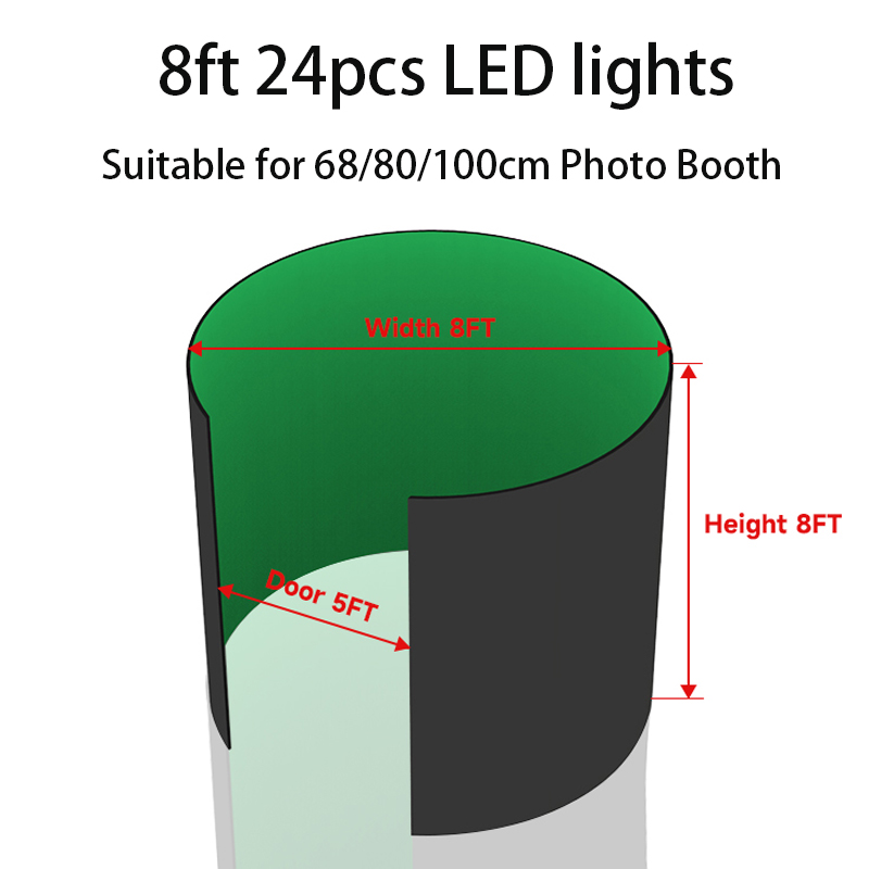 360 Photo Booth Enclosure Free - Photography Lighting And Backdrop ulasan dan harga